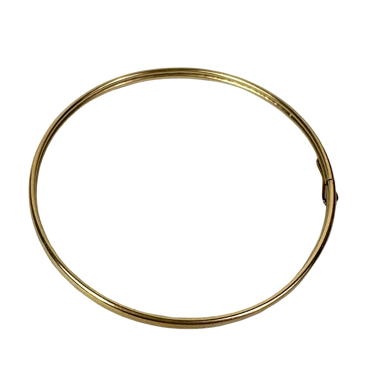 14K Gold Hoop Bracelet