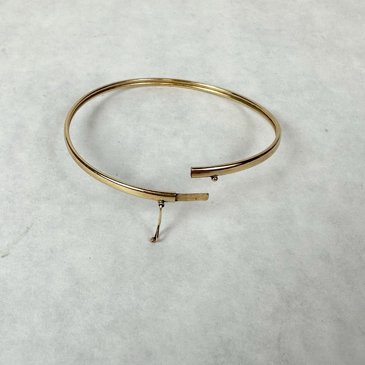 14K Gold Hoop Bracelet