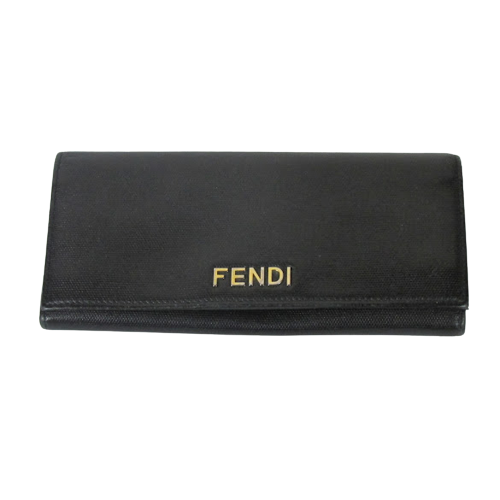 Fendi Textured Leather Continental Wallet