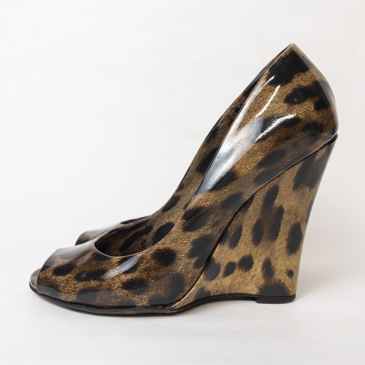 Dolce & Gabbana Animal Print Wedges