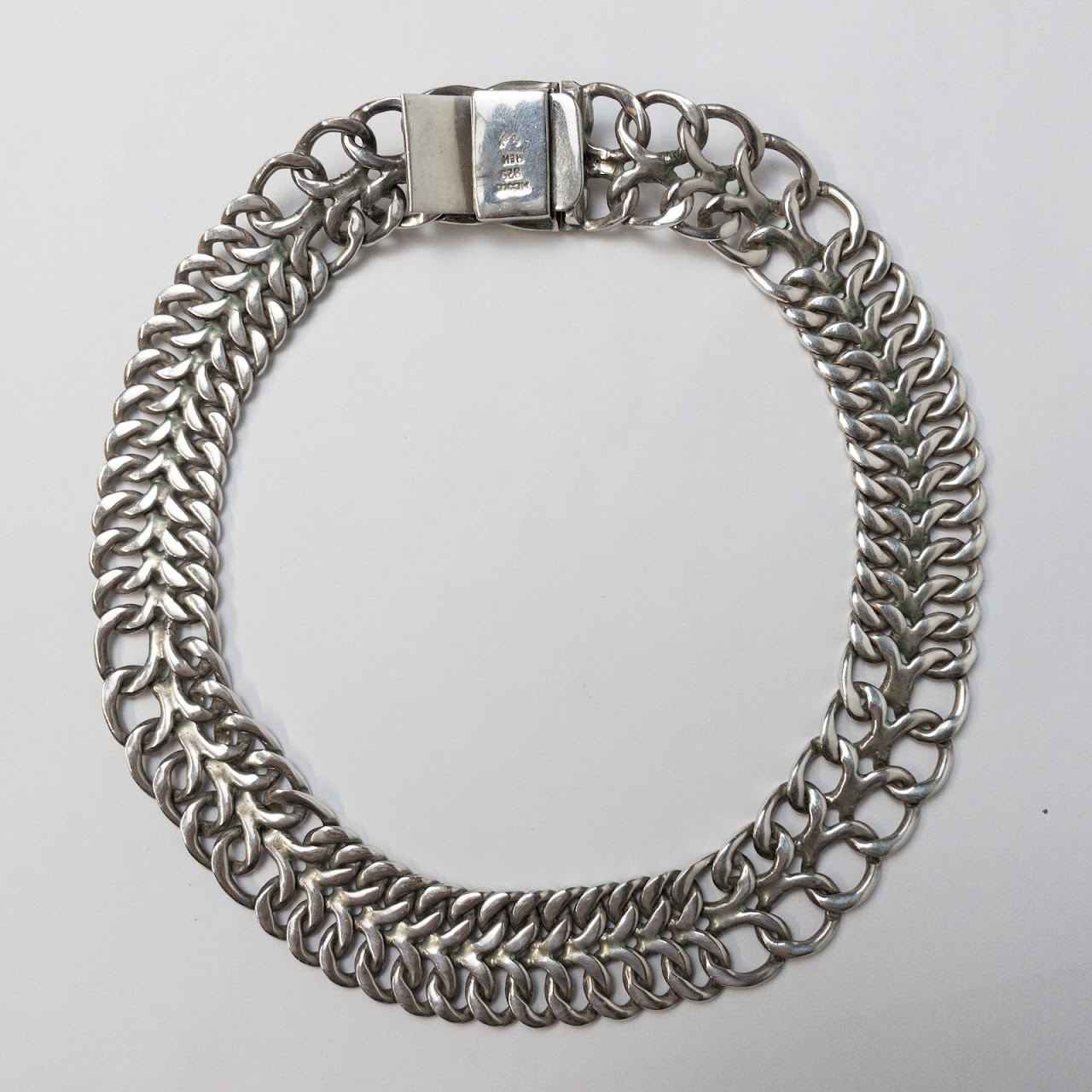 Sterling Silver Multi-Link Necklace