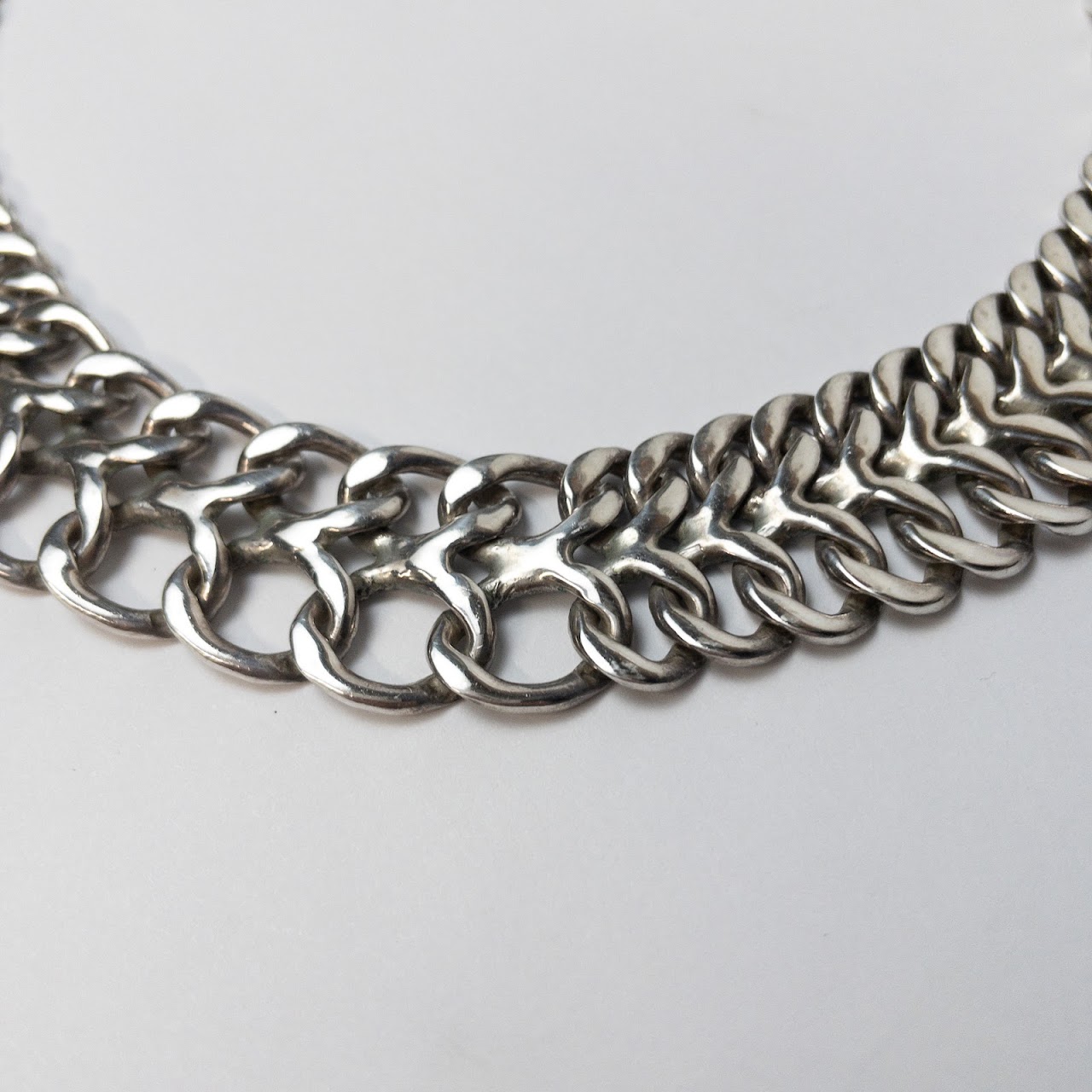 Sterling Silver Multi-Link Necklace