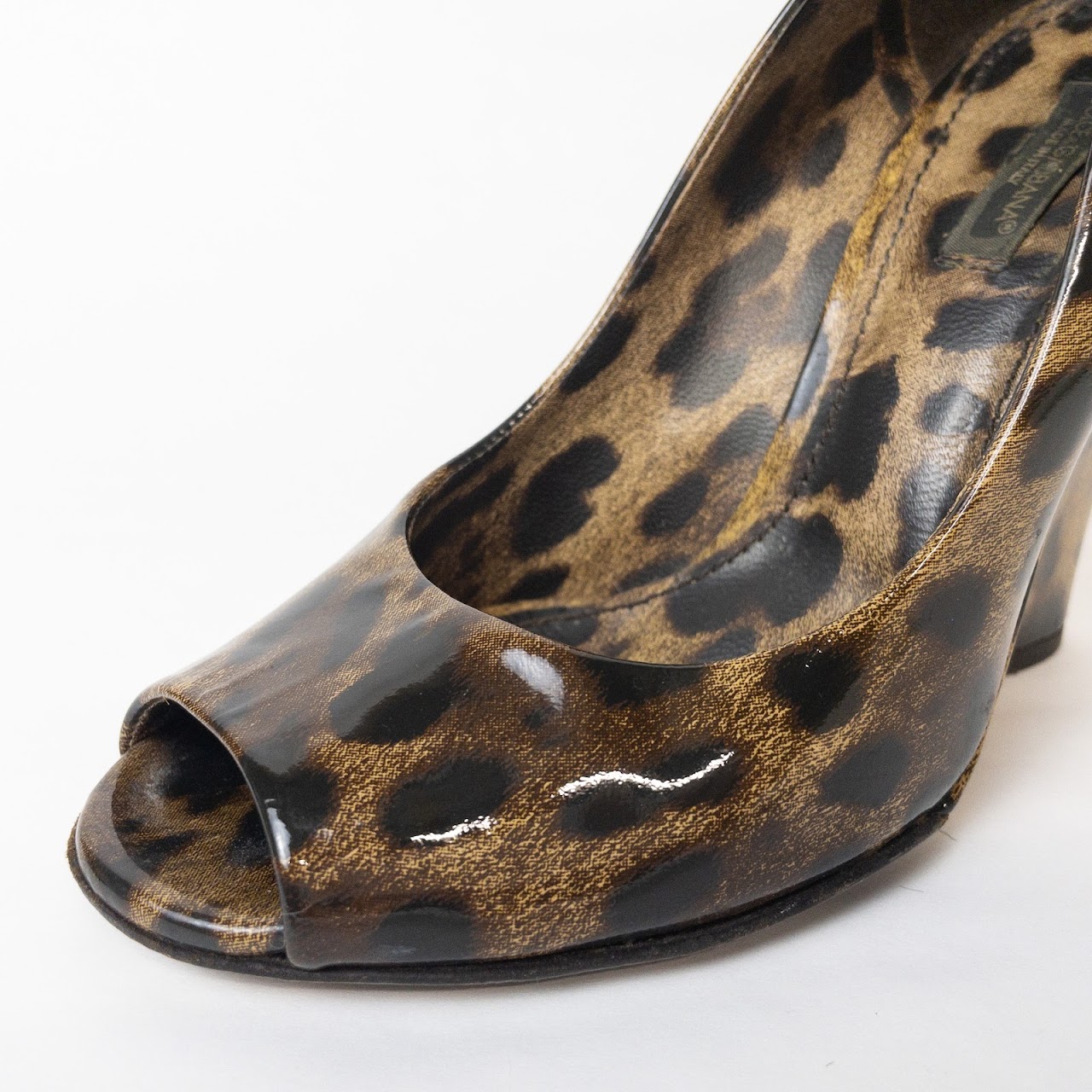 Dolce & Gabbana Animal Print Wedges