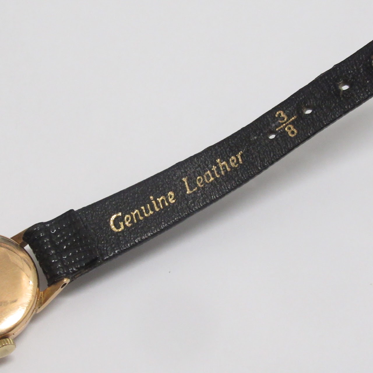 Longines 18K Gold & Leather Watch