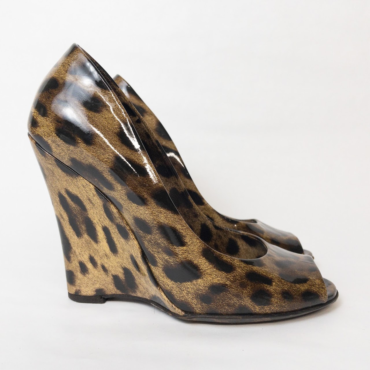 Dolce & Gabbana Animal Print Wedges