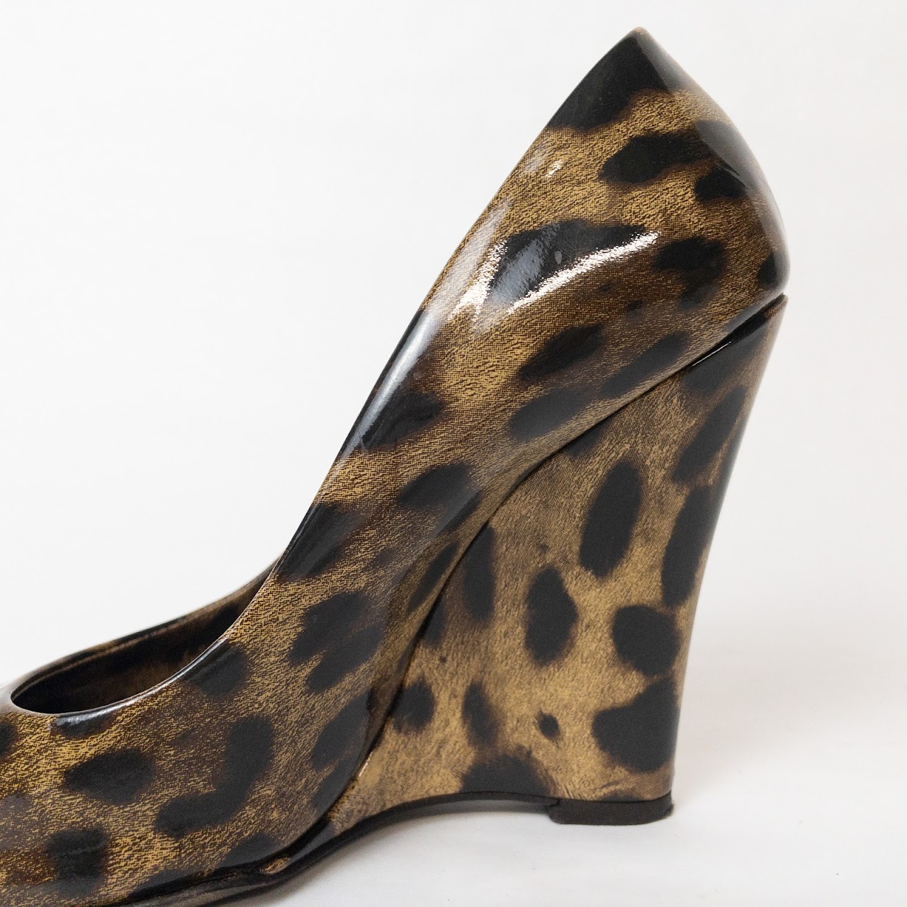 Dolce & Gabbana Animal Print Wedges