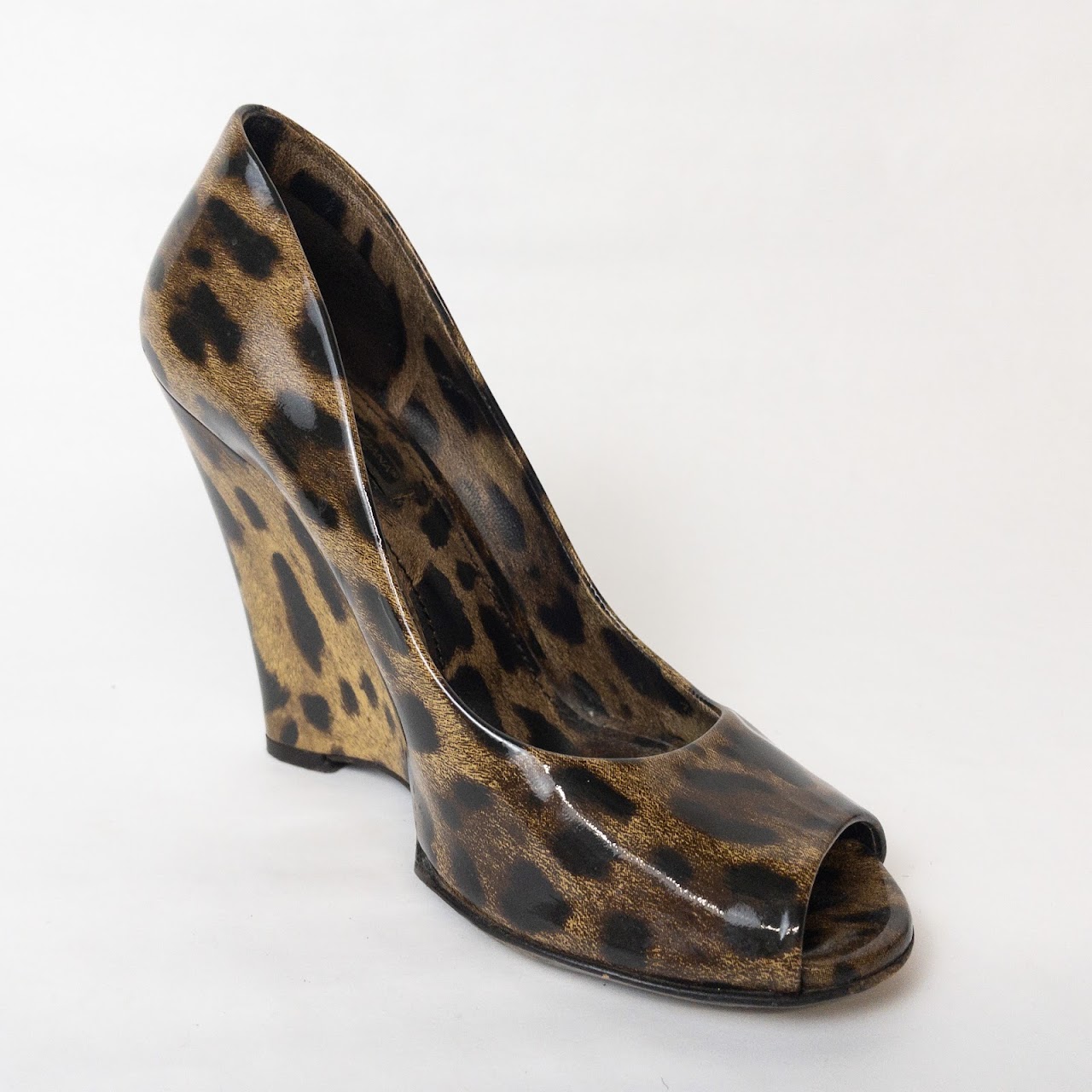 Dolce & Gabbana Animal Print Wedges