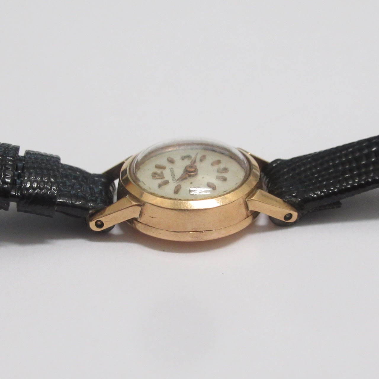 Longines 18K Gold & Leather Watch