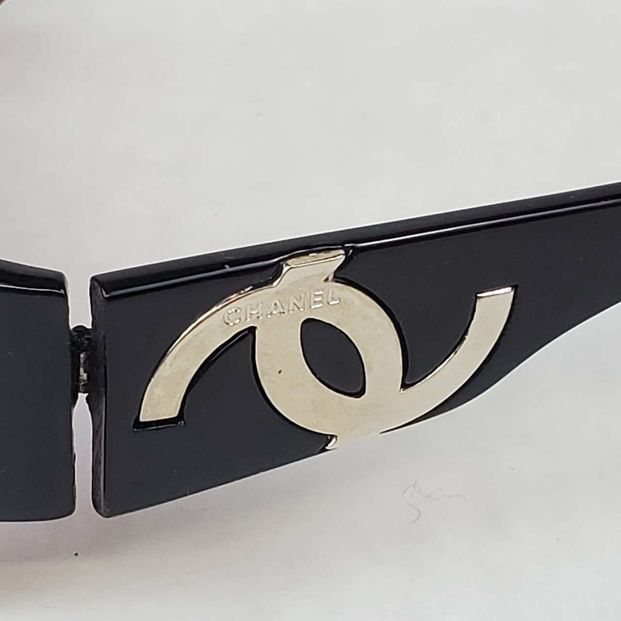 Chanel Logo Two-Tone Sunglasses