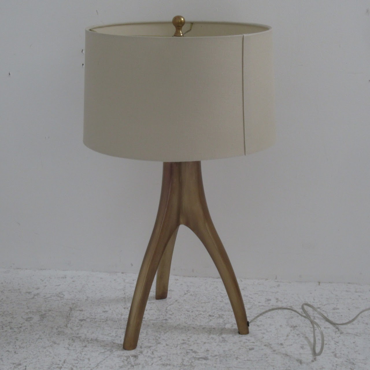 Oiled Brass Cleo Table Lamp