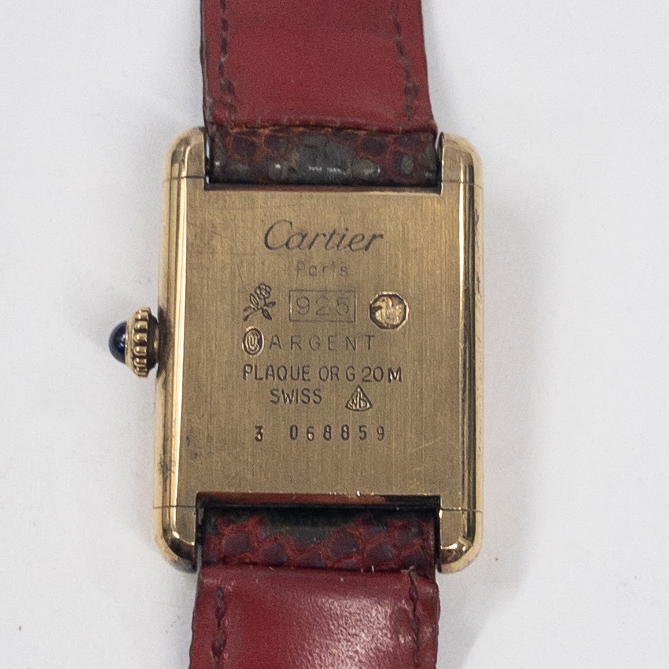 Must de Cartier 18K Gold Plated Vintage Wristwatch