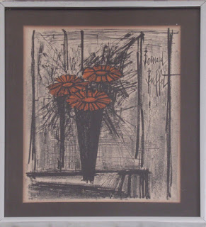 Bernard Buffet 'Flower' Lithograph