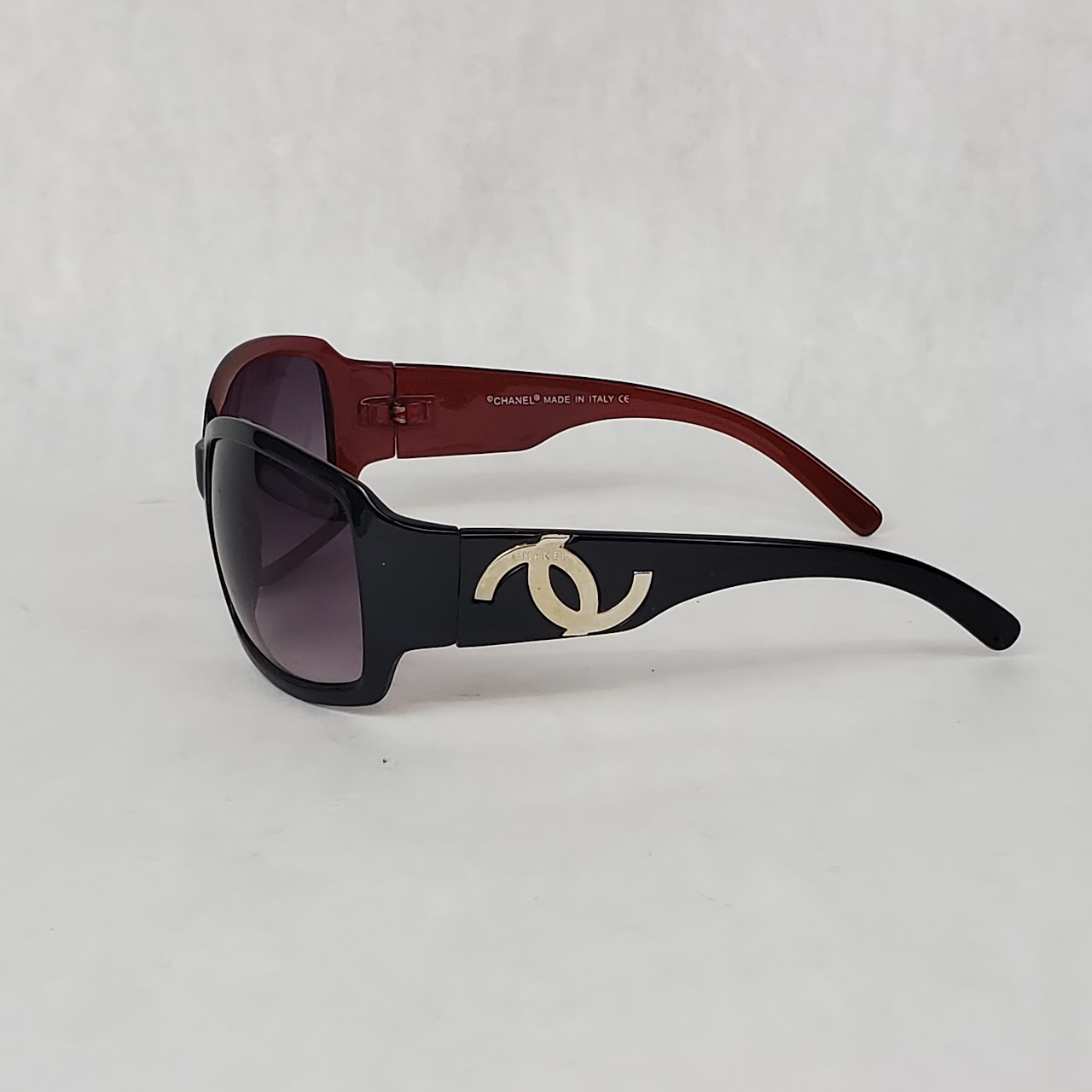 Chanel Logo Two-Tone Sunglasses