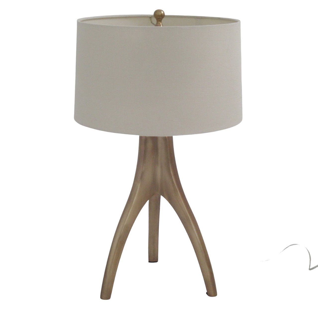 Oiled Brass Cleo Table Lamp