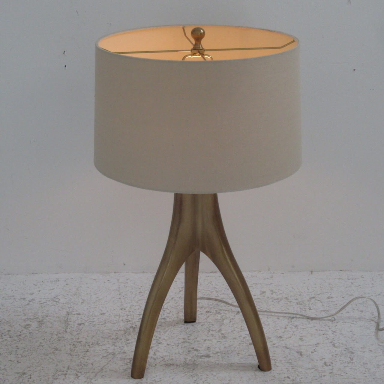 Oiled Brass Cleo Table Lamp