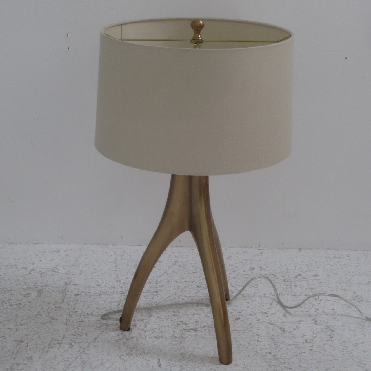 Oiled Brass Cleo Table Lamp