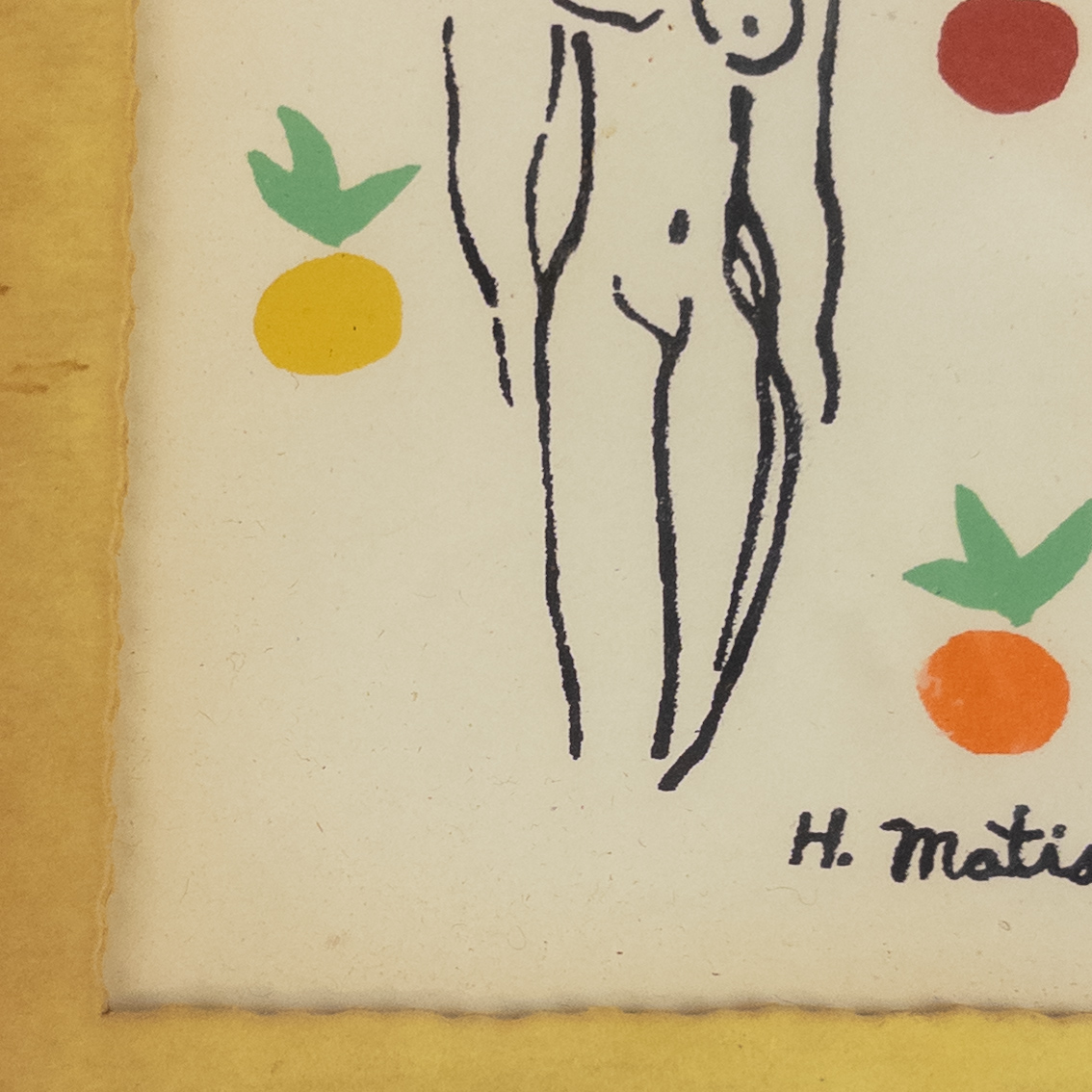 After Henri Matisse 'Nu Aux Oranges'  Miniature Silkscreen