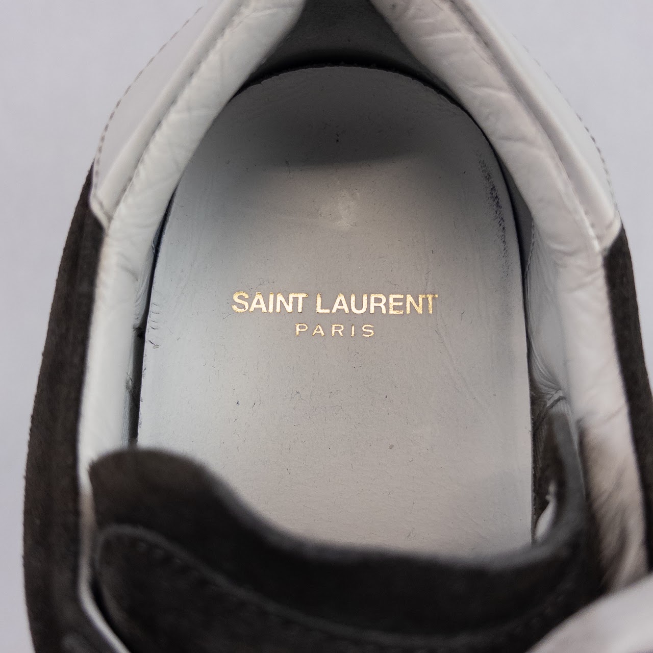 Saint Laurent Court Classic Suede Sneakers