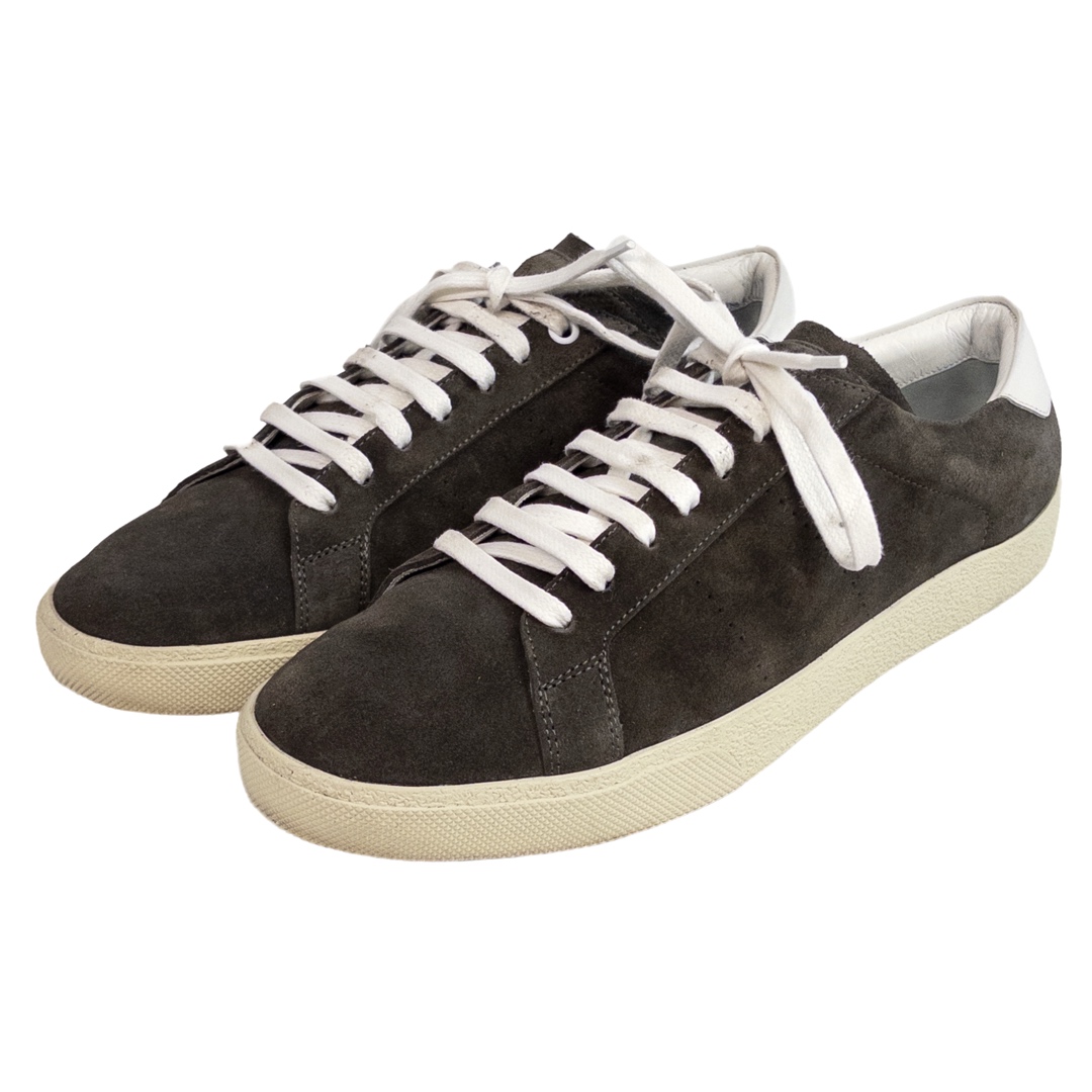 Saint Laurent Court Classic Suede Sneakers