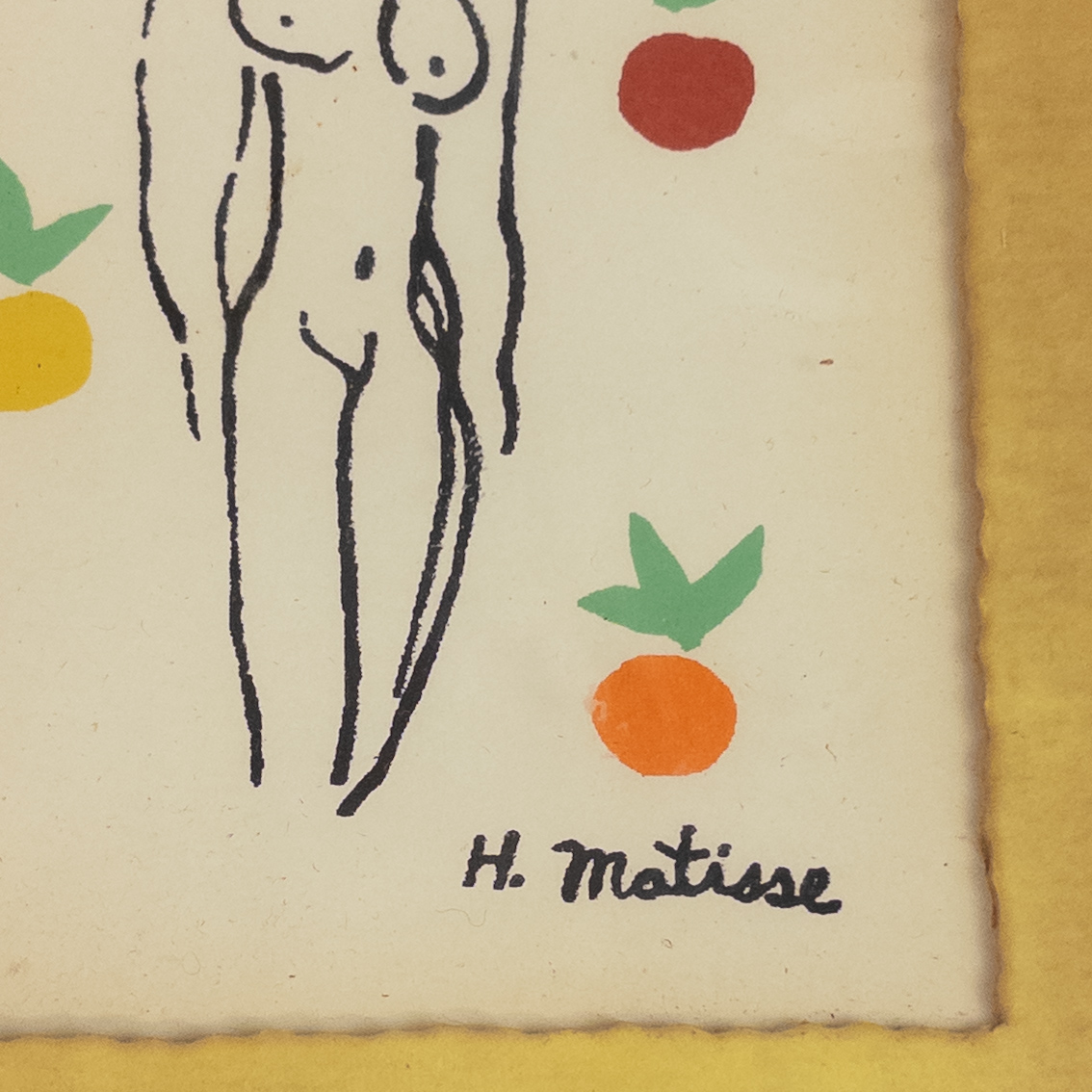 After Henri Matisse 'Nu Aux Oranges'  Miniature Silkscreen