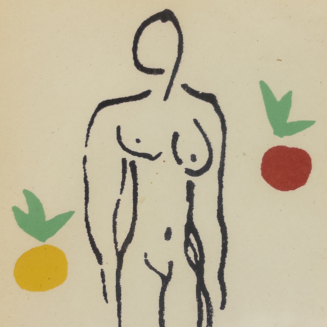 After Henri Matisse 'Nu Aux Oranges'  Miniature Silkscreen