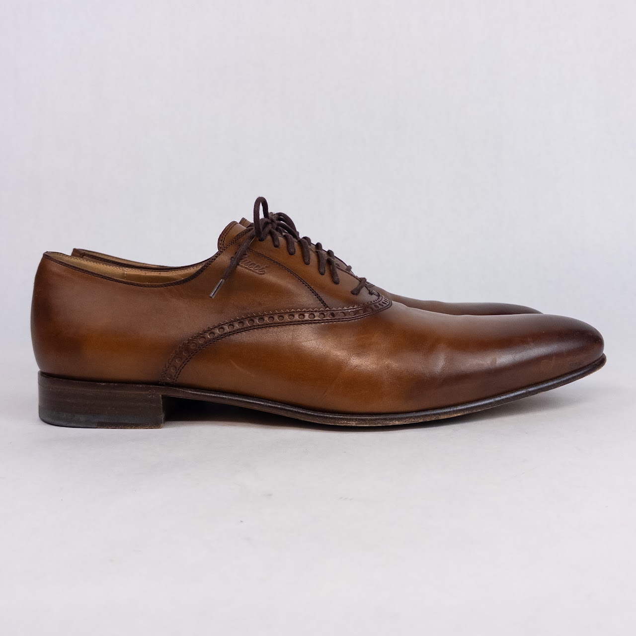 Gucci Brogue Oxford Lace Ups