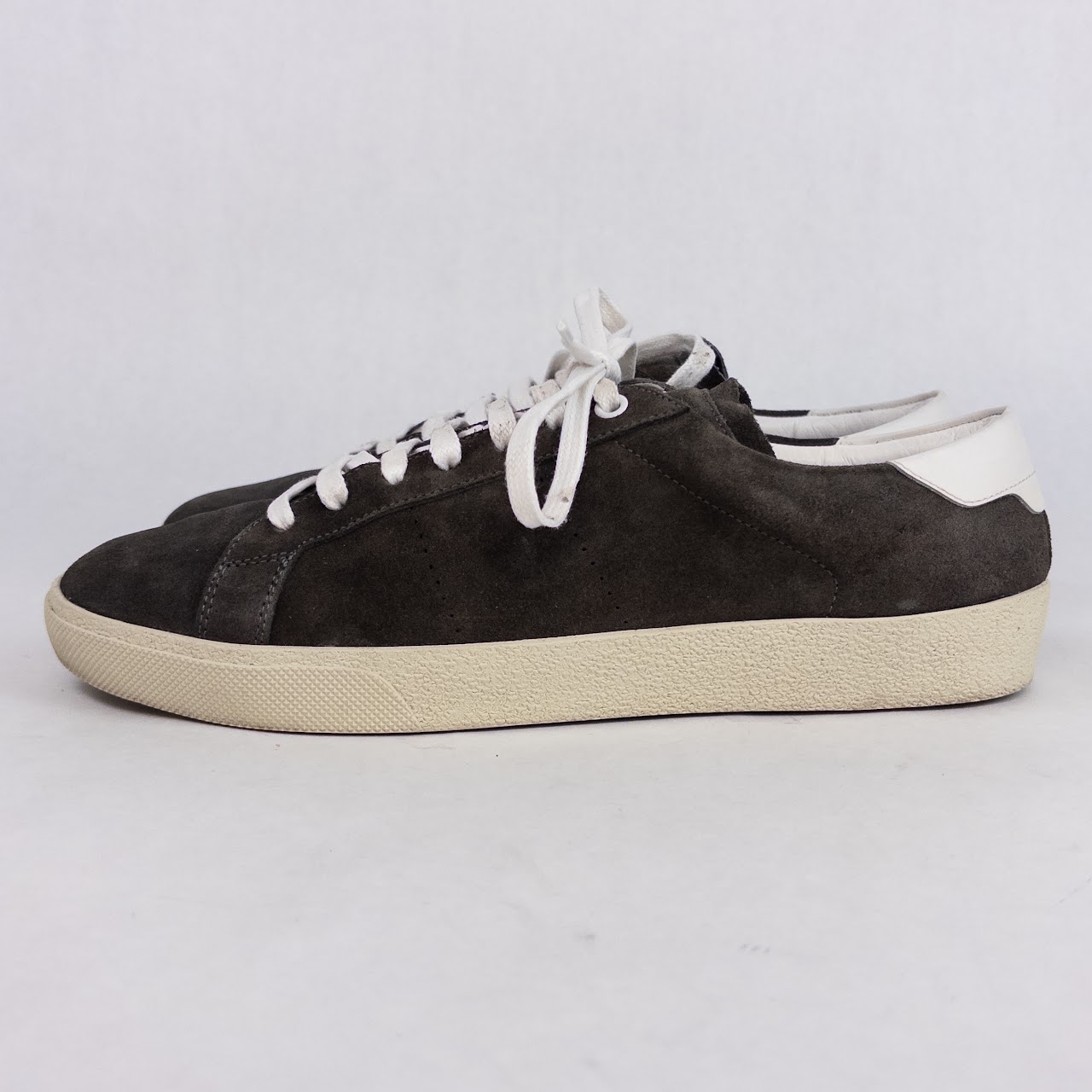 Saint Laurent Court Classic Suede Sneakers