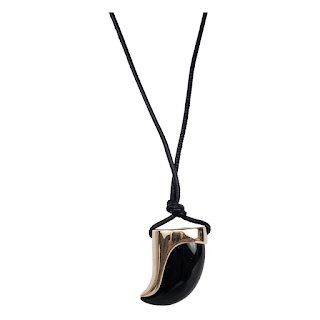 Balenciaga Onyx Claw Necklace