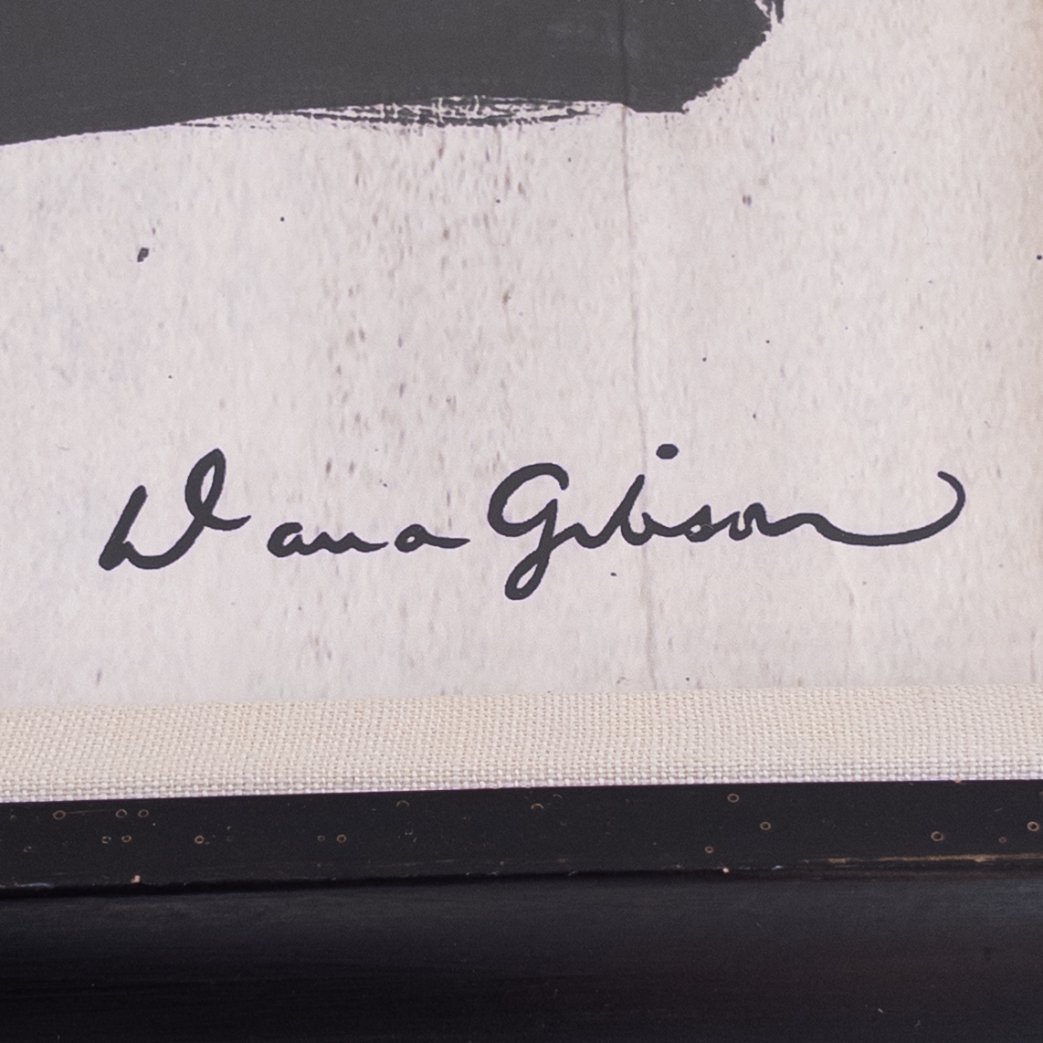 Soicher Marin Custom Framed Dana Gibson 'Mala Cloth In White' Giclée Print