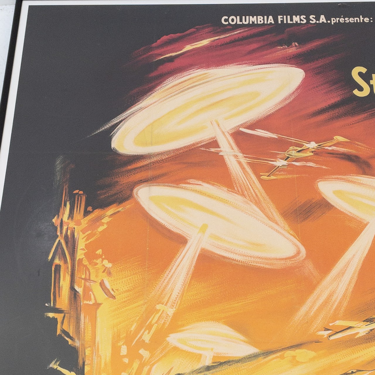 'Earth vs the Flying Saucers' Original French Movie Poster