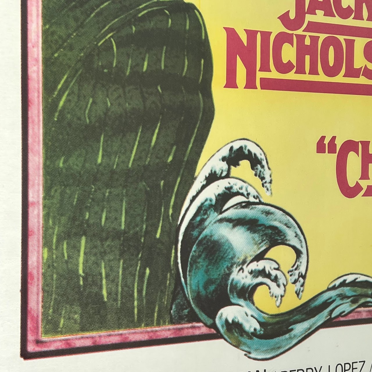 Jack Nicholson 'Chinatown' Original French Movie Poster