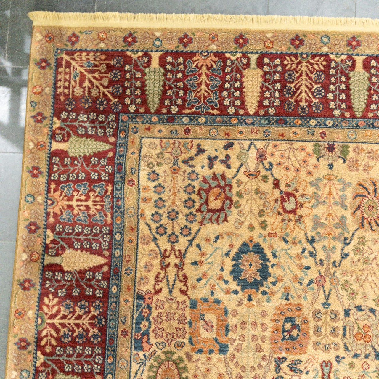 Samovar Teawash Karastan Persian Vase Wool Rug