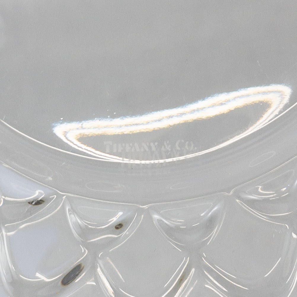 Tiffany & Co. Crystal Scaled Serving Dish