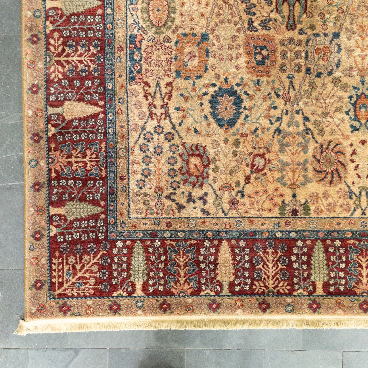 Samovar Teawash Karastan Persian Vase Wool Rug