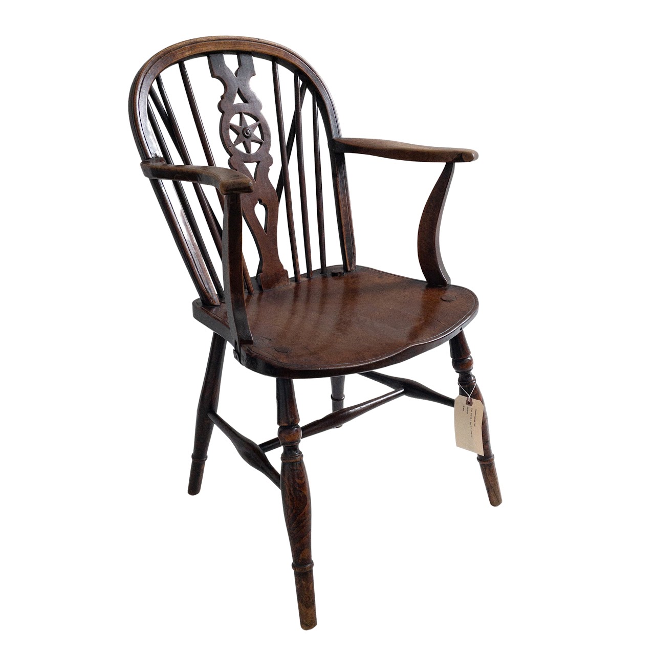 Antique Wood Spindle Chair