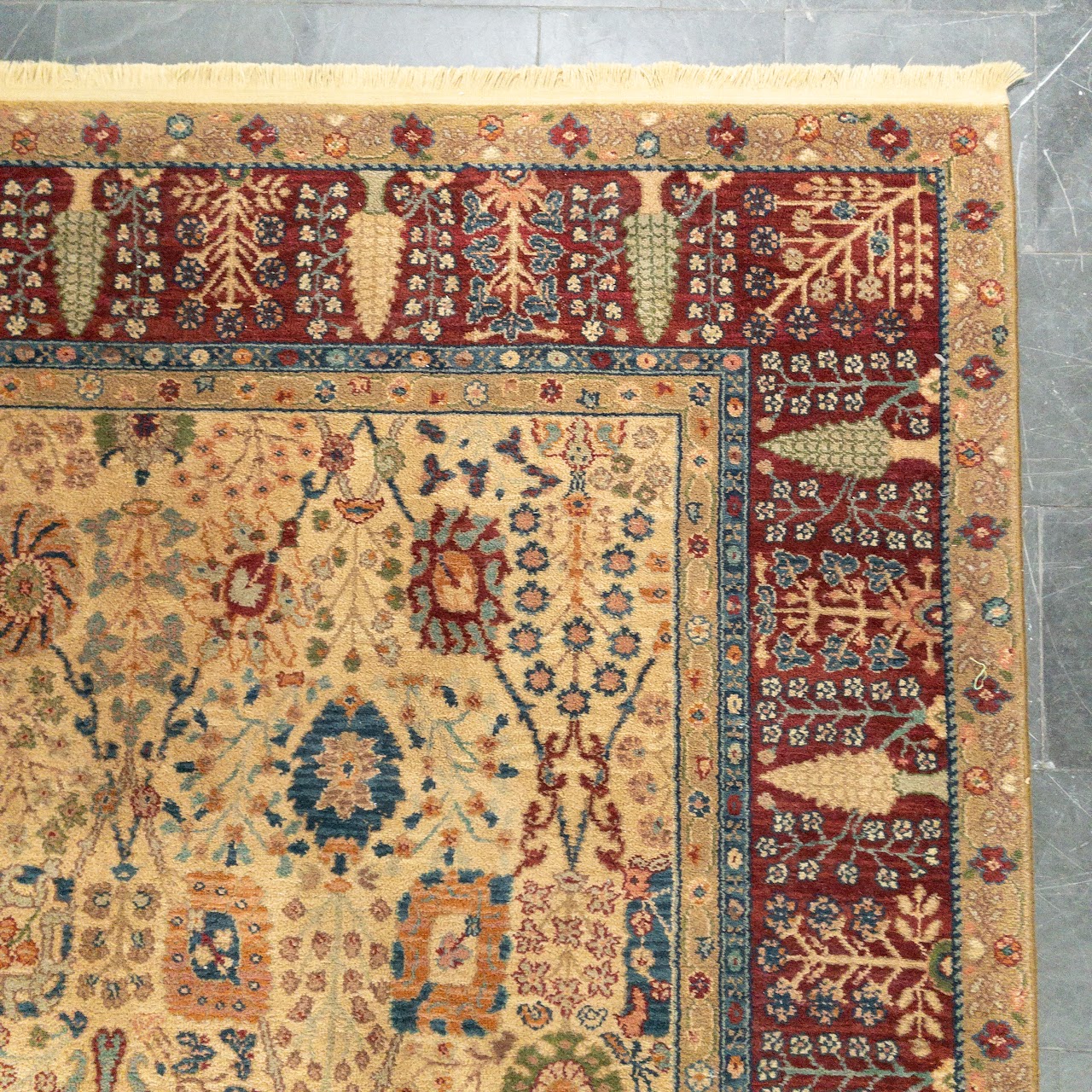 Samovar Teawash Karastan Persian Vase Wool Rug