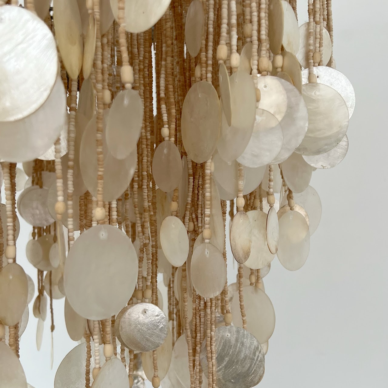 Made Goods Henry Capiz Shell Chandelier