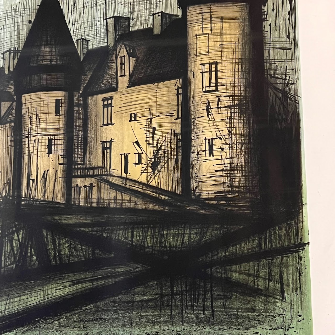 Bernard Buffet 'Exposition Bernard Buffet, Château de Culan' Lithograph