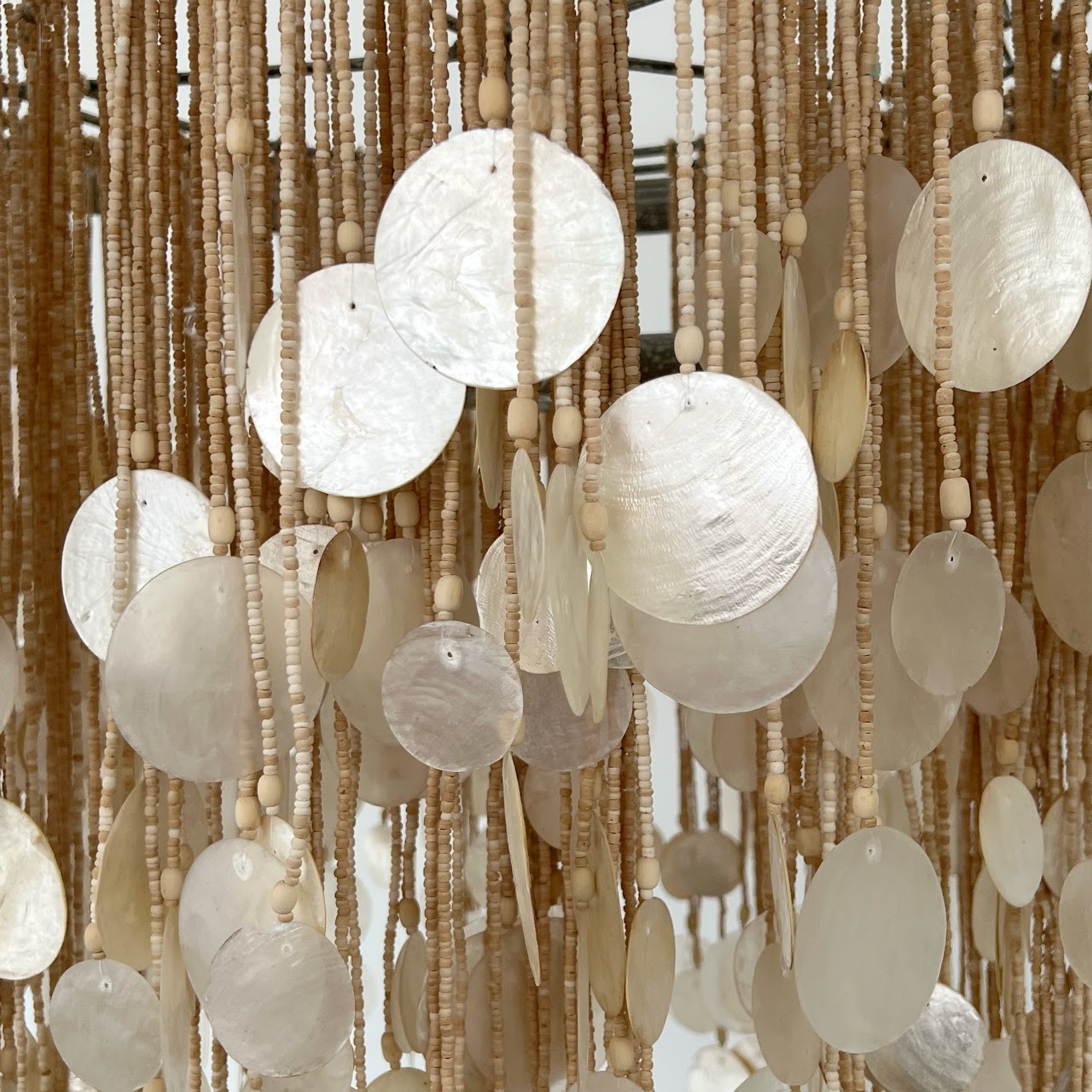 Made Goods Henry Capiz Shell Chandelier