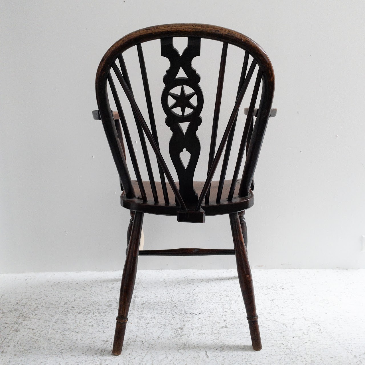 Antique Wood Spindle Chair