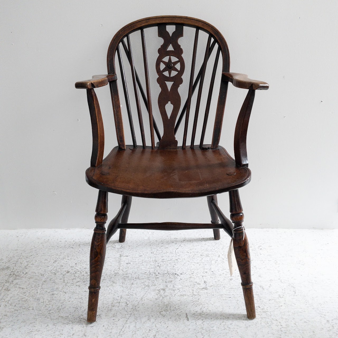 Antique Wood Spindle Chair