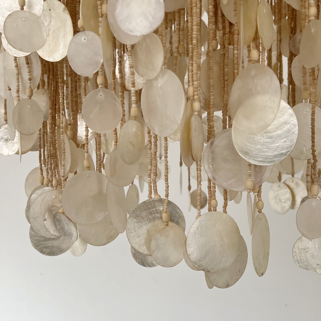 Made Goods Henry Capiz Shell Chandelier