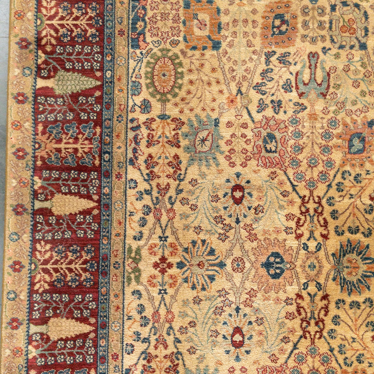 Samovar Teawash Karastan Persian Vase Wool Rug