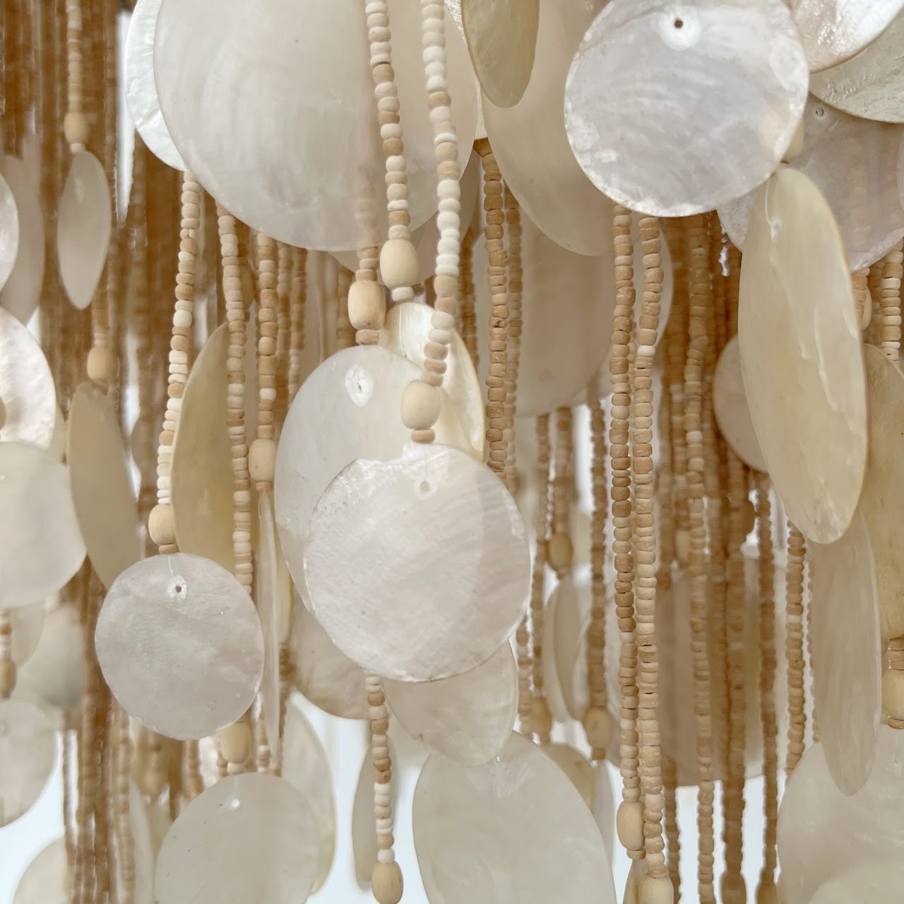 Made Goods Henry Capiz Shell Chandelier