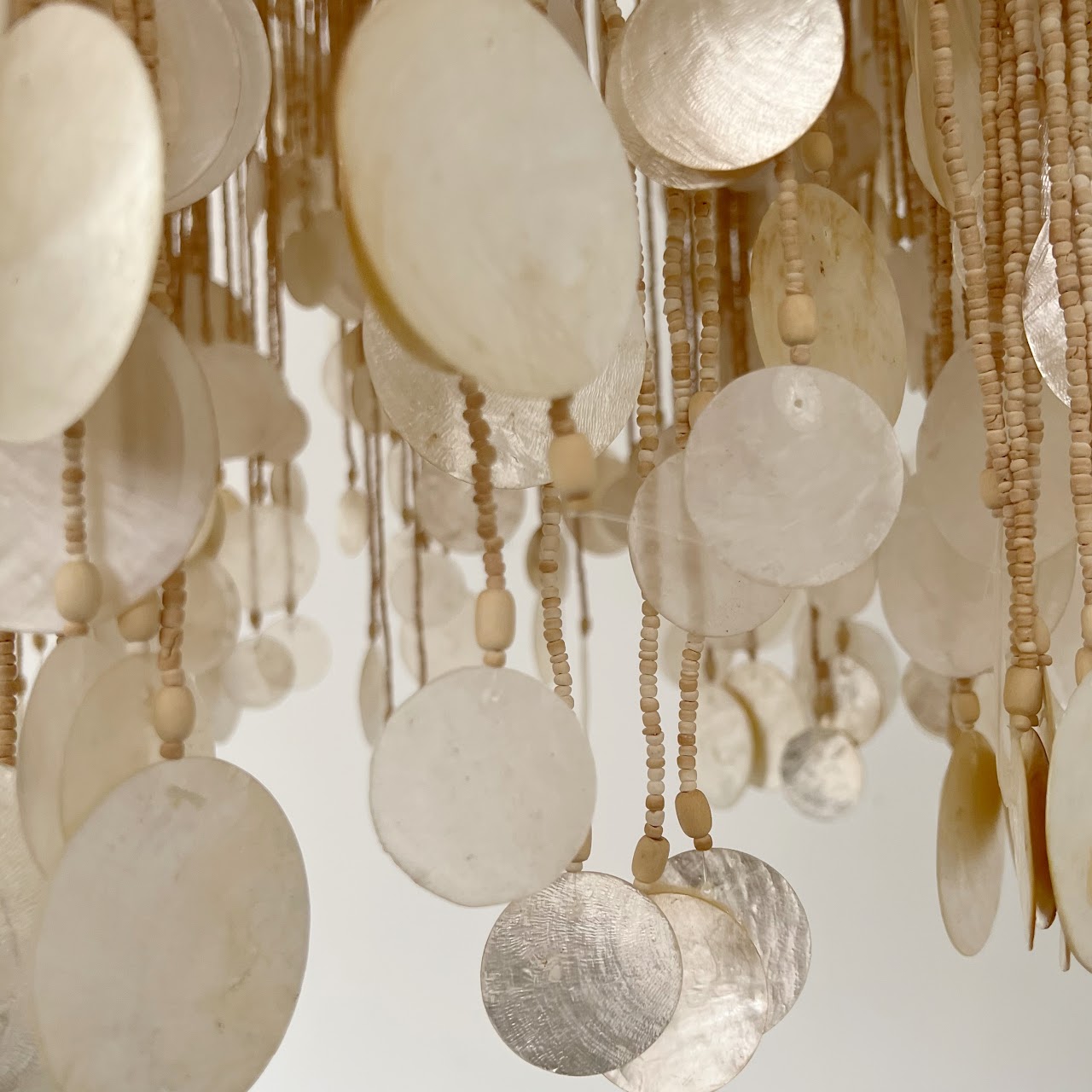 Made Goods Henry Capiz Shell Chandelier