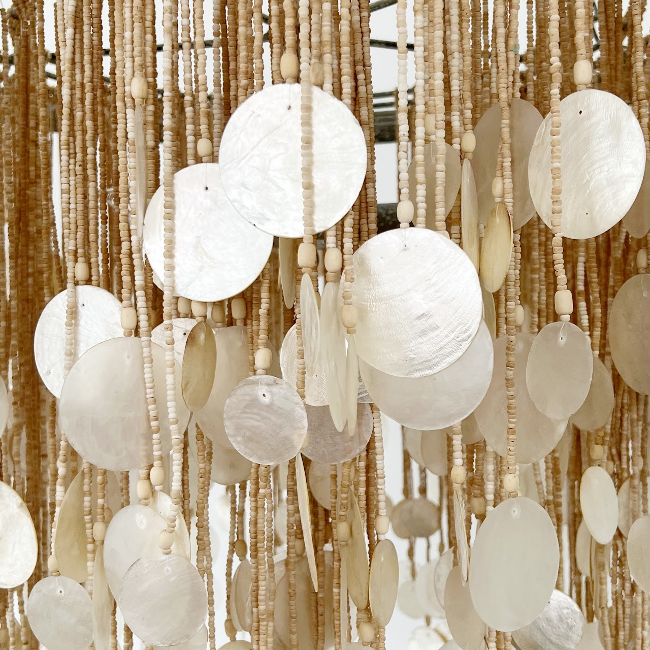 Made Goods Henry Capiz Shell Chandelier