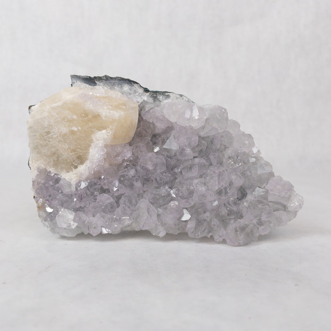 Amethyst & Calcite Crystal Specimen