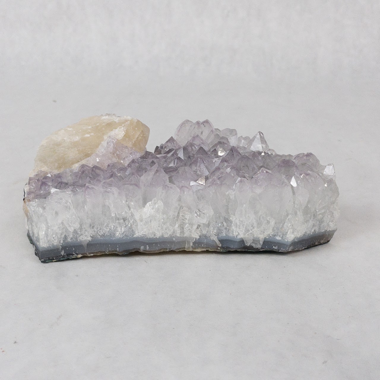 Amethyst & Calcite Crystal Specimen