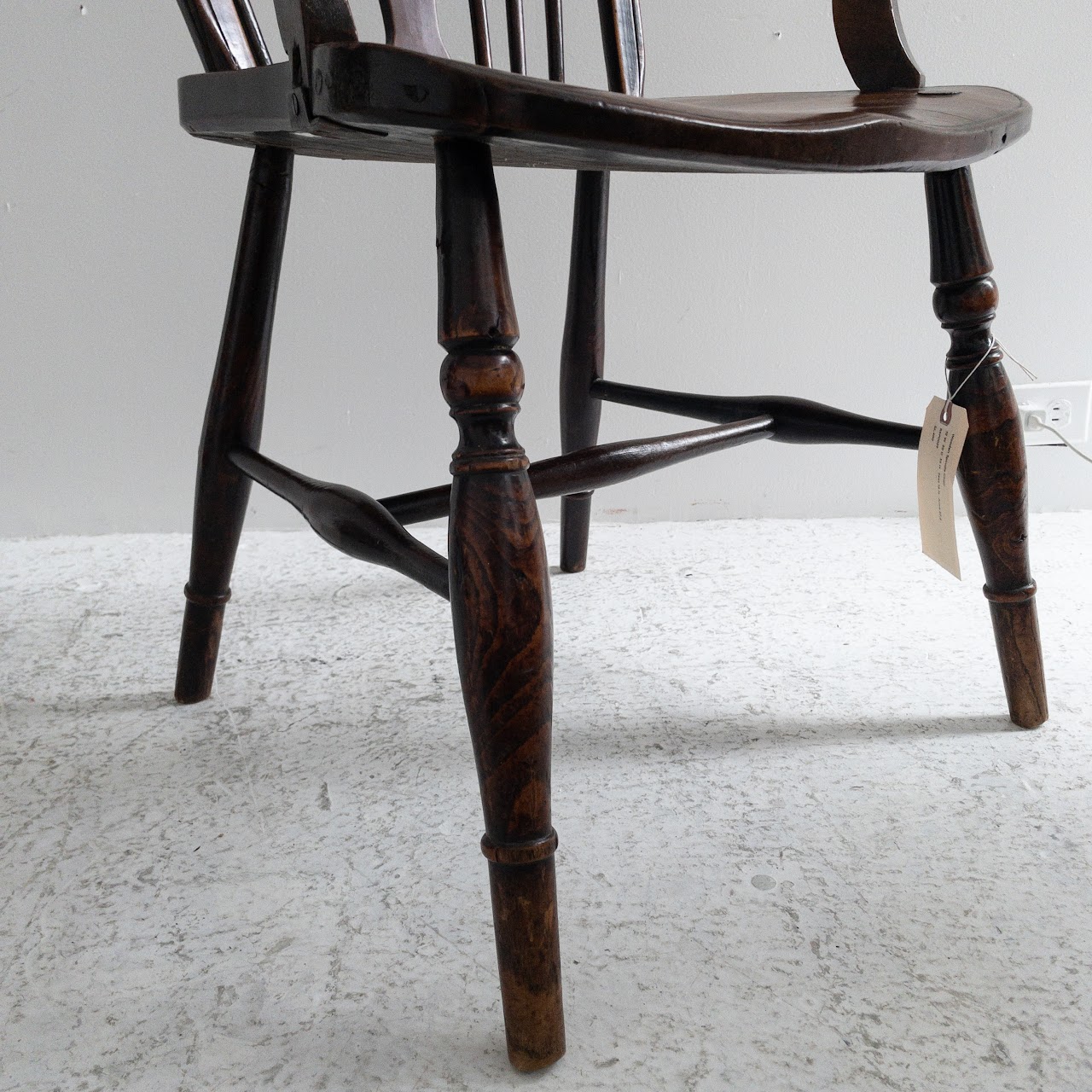 Antique Wood Spindle Chair