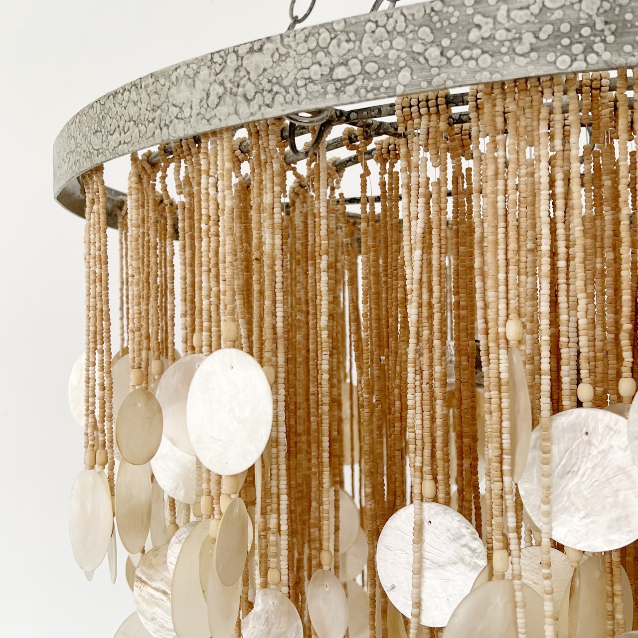 Made Goods Henry Capiz Shell Chandelier